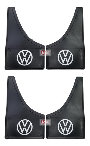 Imagen 1 de 2 de Juego X 4 Barrero Goma Vw / Gol / Polo - Delantero / Trasero Volkswagen Auto Babero