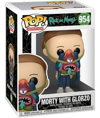 Funko Pop Rick And Morty Morty With Glorzo