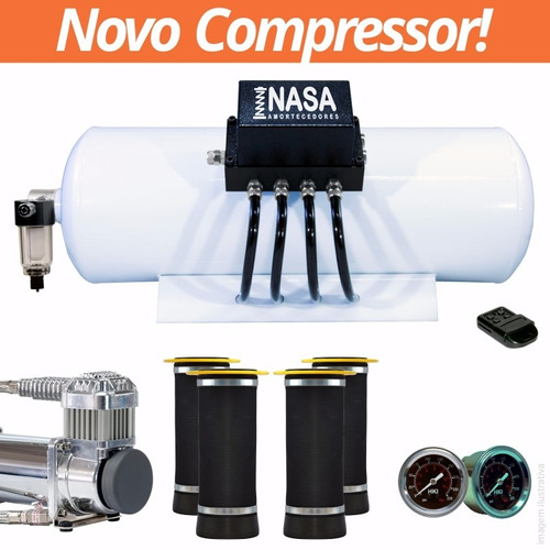 Kit Ar Em Bloco 10mm 8v Compressor Premium - Monza 
