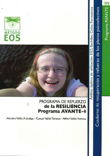 Libro Programa De Refuerzo De La Resiliencia Programa Avante