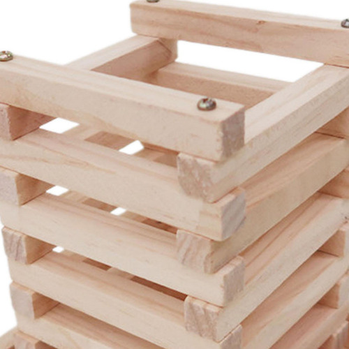 Alimentador De De Conejo De Madera, Contenedor De Plegable