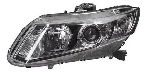 Optica Honda Civic 12 2013 2014 2015 2016 Izq-