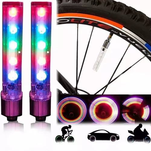 Luces LED para ruedas de bicicleta