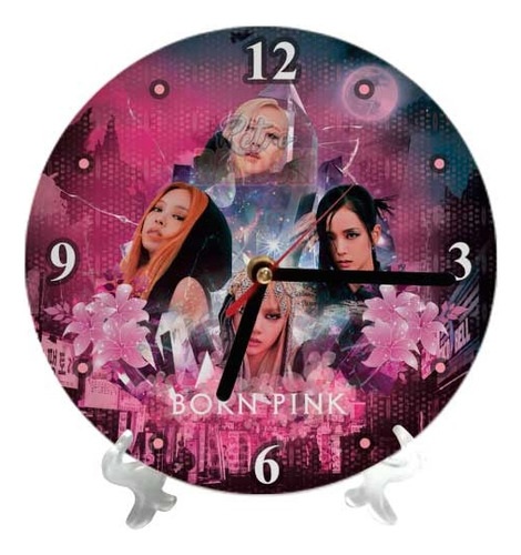 Blackpink - Born Pink / Reloj Mesa 19 Cm / Diseño Exclusivo