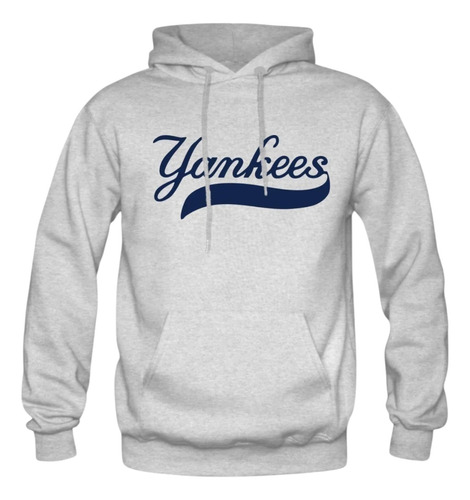 Sudadera New York Yankees Mlb Hoodie Capucha Con Cangurera