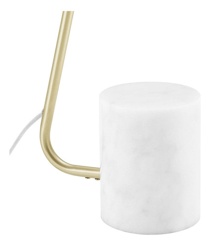 Eei-6531-sbr Ayla - Lámpara De Pie Con Base De Mármol, Latón