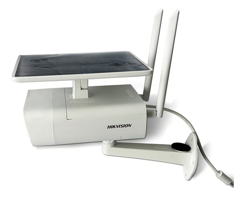 Camara De Seguridad Ip 4g Panel Solar 4mpx 4mm Hikvision Blanco
