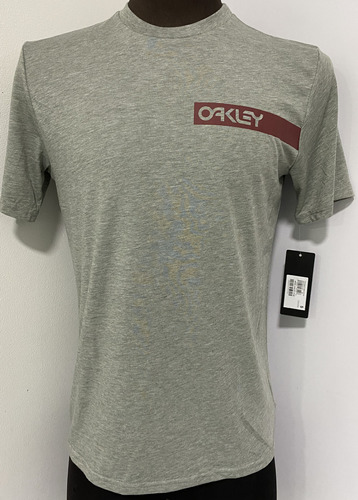 Camiseta Oakley Cuello Redondo Estampado 100% Orig Tall S 01