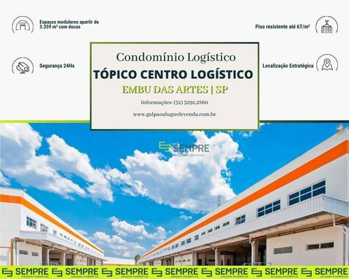 Imagem 1 de 17 de Galpão Para Alugar Em Embu Das Artes/sp - Ga1358