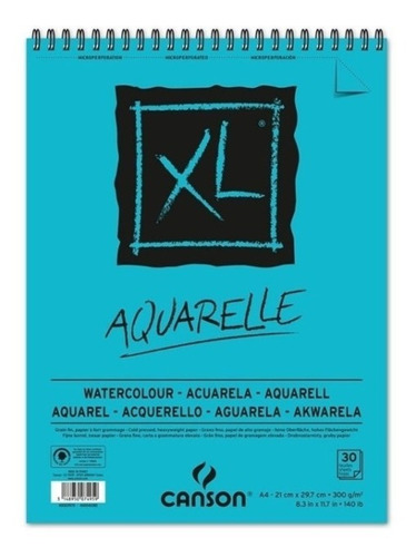 Sketchbook / Croquera A4 Para Acuarela Canson Xl Aquarelle