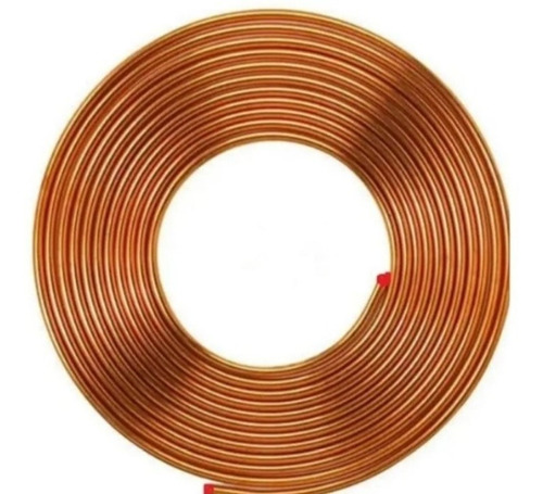 Rollo 15 Mts Tuberia De Cobre Flexible 3/8 