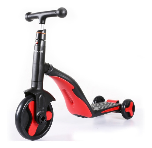 Scooter  Monopatin 2 En 1  De Lujo   Ruedas Traseras Con Luz