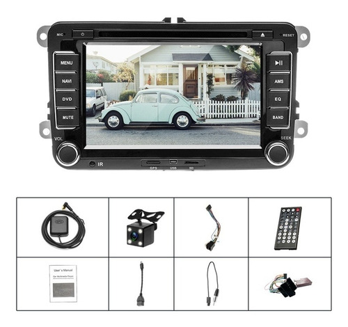 Dvd Vehiculo K0212 Hd 7 Espejo Retrovisor Monitor