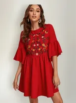 Comprar Vestido Color Rojo \u002F Vestidos Para Fiesta \u002F Vestidos Bonitos