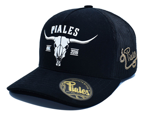 Gorra Piales: Longhorn Negro Bsc-07 Sku:0182