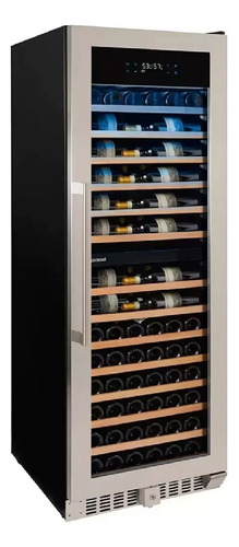Cava Wine Enthusiast 150 Botellas Negro/inoxidable