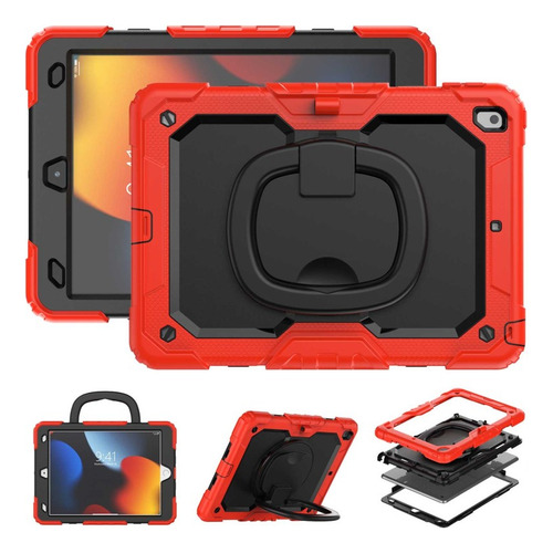 . Funda Tekku Handled Uso Rudo Para iPad 9 iPad 8 iPad 7 10.