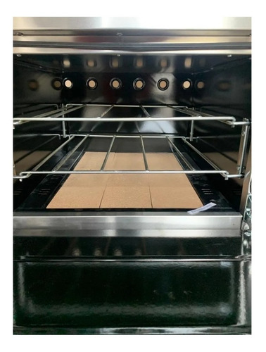 Imagen 3 de 3 de Cocina Rovesco 4 Hornallas 55 Cm Puerta Visor R/ Fundicion