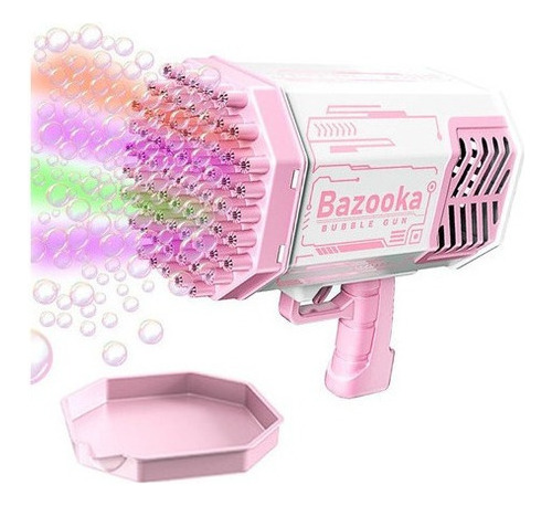 Ametralladoras Bazooka Bubble Holes Con Luces De Colores 2