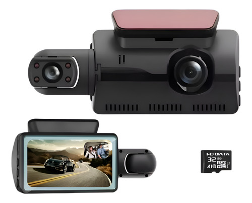 Câmera Veicular Oem A68 Blackbox 1440p 360° Visão Noturna