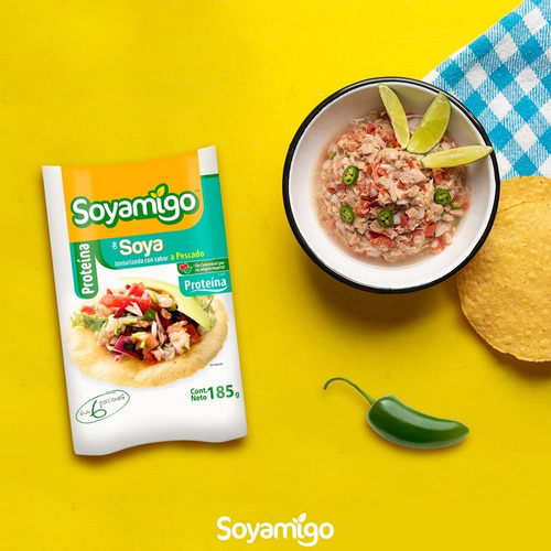Pescado De Soya | 3 Pack | 185 Gr Por Paquete | Soyamigo