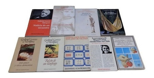 Lote De 9 Libros De Gabriel Garcia Marquez Relatos, Nov&-.