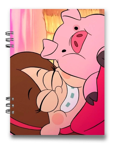 Imagen 5 de 9 de Cuaderno Gravity Falls 15x20 Cms Mediacarta 100 Hojas