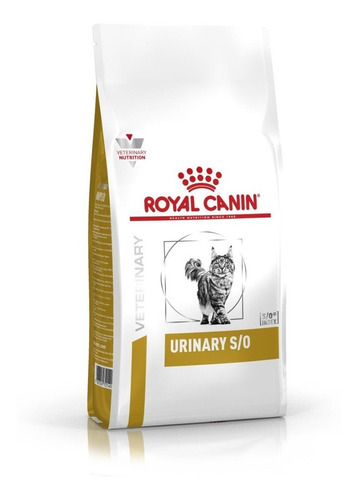 Imagen 1 de 3 de Alimento Royal Canin Veterinary Diet Feline Urinary S/O High Dilution UHD 34 para gato adulto sabor mix en bolsa de 1.5 kg
