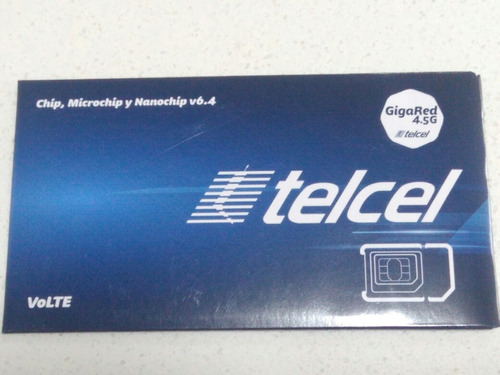 Kit De 100 Chips Telcel Express  Número Nuevo Región 9 (55)