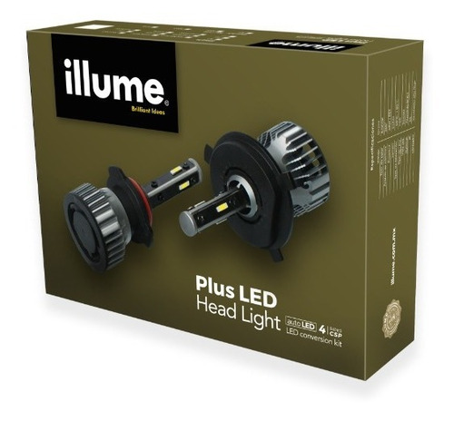 Imagen 5 de 5 de Led Illume Plus Alta Y Baja H4 H13 9007/9004 Special Edition