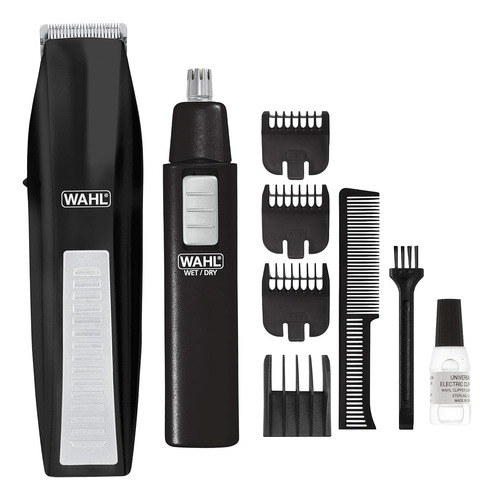 Maquina De Afeitar Wahl Barbera Inalambrica Trimmer 12 Pzs