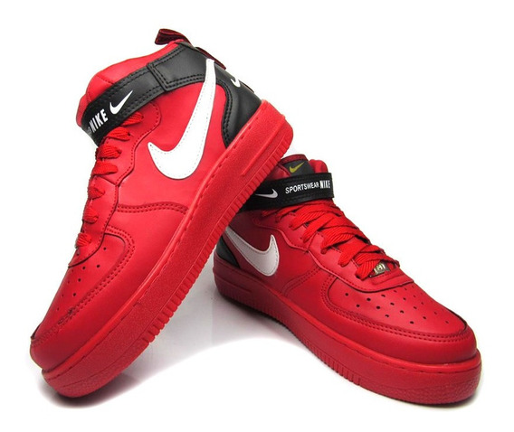 nike vermelho cano alto