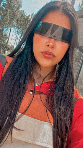 Imagen 5 de 10 de Lentes De Sol Cyberpunk Futuristas Con Antirreflejo & Uv400