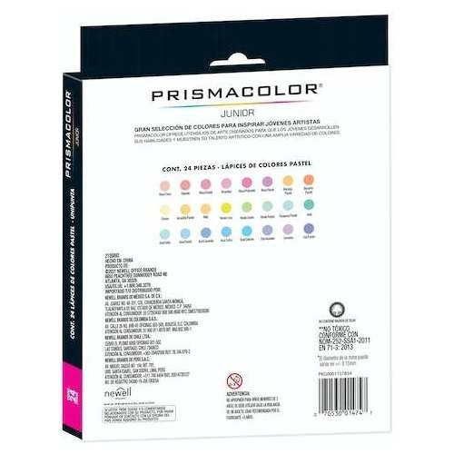 Lápices Color Pastel Prismacolor Junior 24 Colores