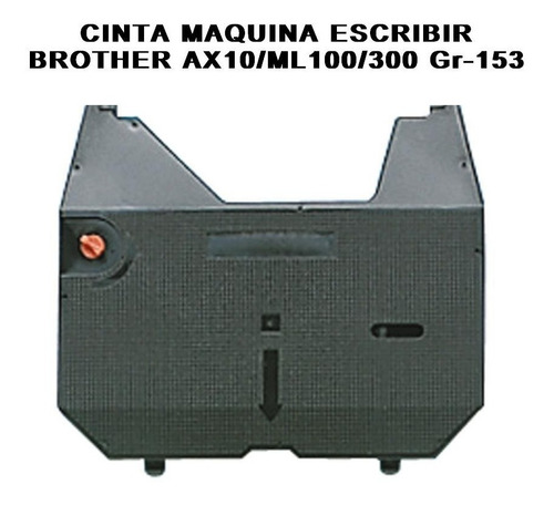 Kit  2 Cintas Máquina Escribir Brother  Gr-153 Ax10 Ml 100 