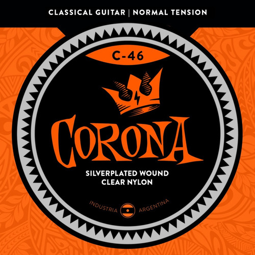 Encordado Guitarra Criolla Corona Cuerdas Silver (6 Cuerdas)