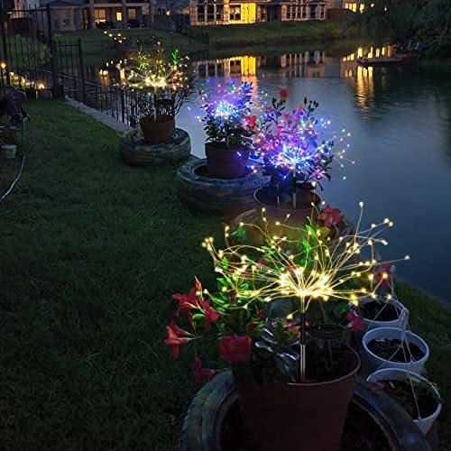Luces Solares Para Jardín Luces Solares Para Fuegos Artifici