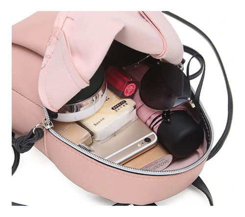 Mochila Chica Mujer Cuero Urbana Moderna Ultima Moda