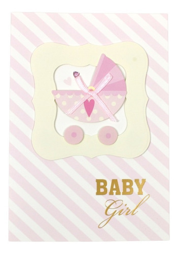Cartão Felicitações Chá De Bebê C/ Envelope