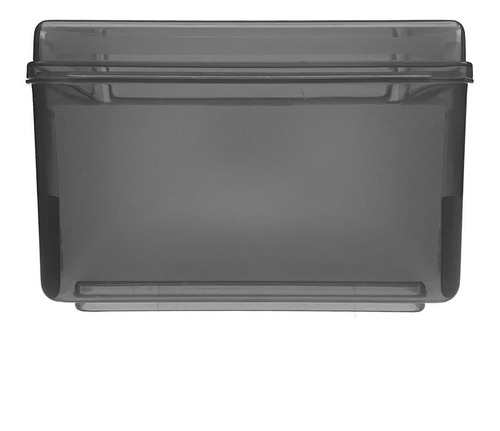 Caja Organizadora Multiusos De Plástico Chica Color Humo