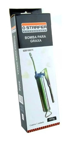 Bomba De Graxa Engraxadeira Manual 400gr Portátil