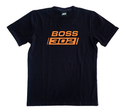 Remera Fierrera Ford 7xl 038 Mustang Boss 302 Emblema