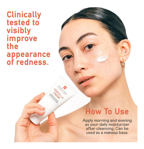 Crema Hidratante Erborian Centella Cream 50 Ml Para Rostro