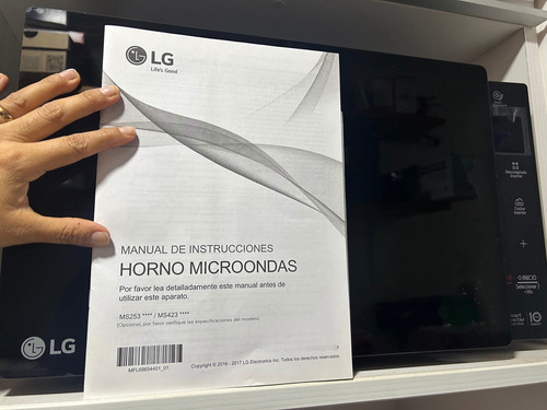Horno Microondas LG 25 Litros Neochef - Ms2536gis (Usado)