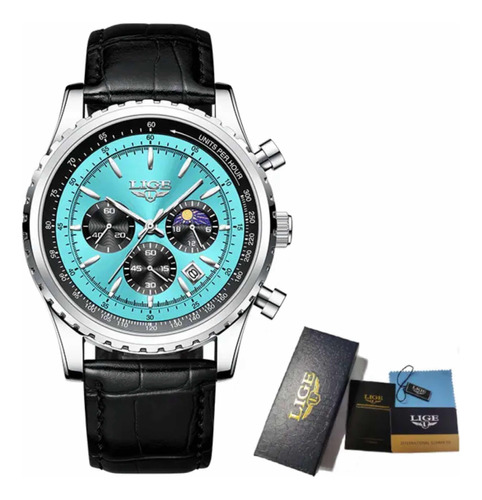 Reloj Lige De Caballero Tiffany Casual Formal Negocios Fecha