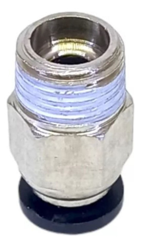 Acople Neumático Racor Pc4 M10 Ptfe Pasante 4mm *capas3d*