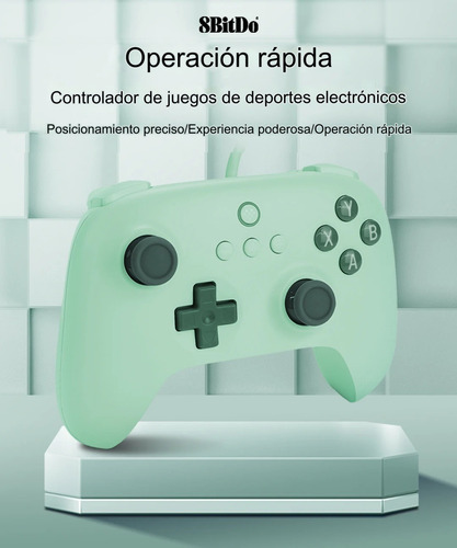 Control 8bitdo Ultimate Wired Para Pc Android Steam Deck