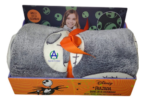Frazada Jack Skellington Brilla En La Oscuridad Cobertor
