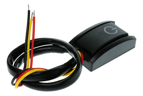 Dc 12v 200ma 2.4w Interruptor Botón Encendido / Apagado