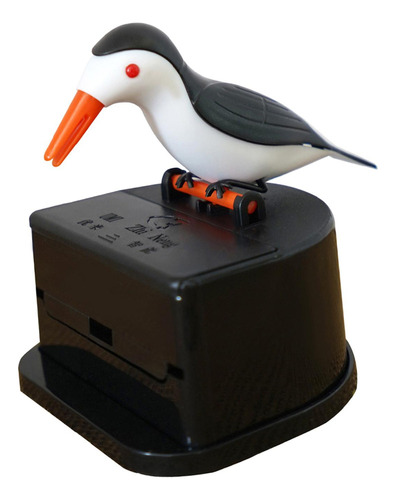 Dispensador Automático De Palillos For Pájaros, Pluma Negra